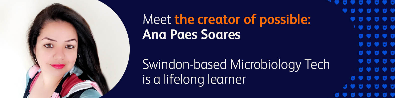 Ana Paes Soares, a Senior Microbiology Technician at the BD Swindon